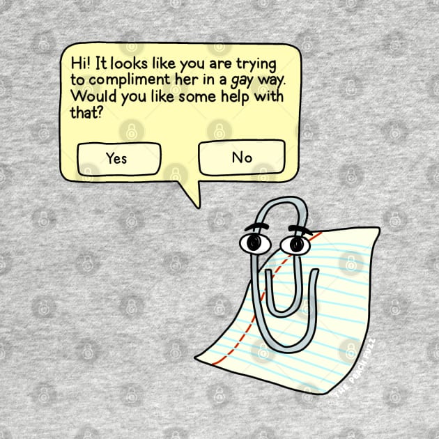 Queer Clippy - The Peach Fuzz by ThePeachFuzz
